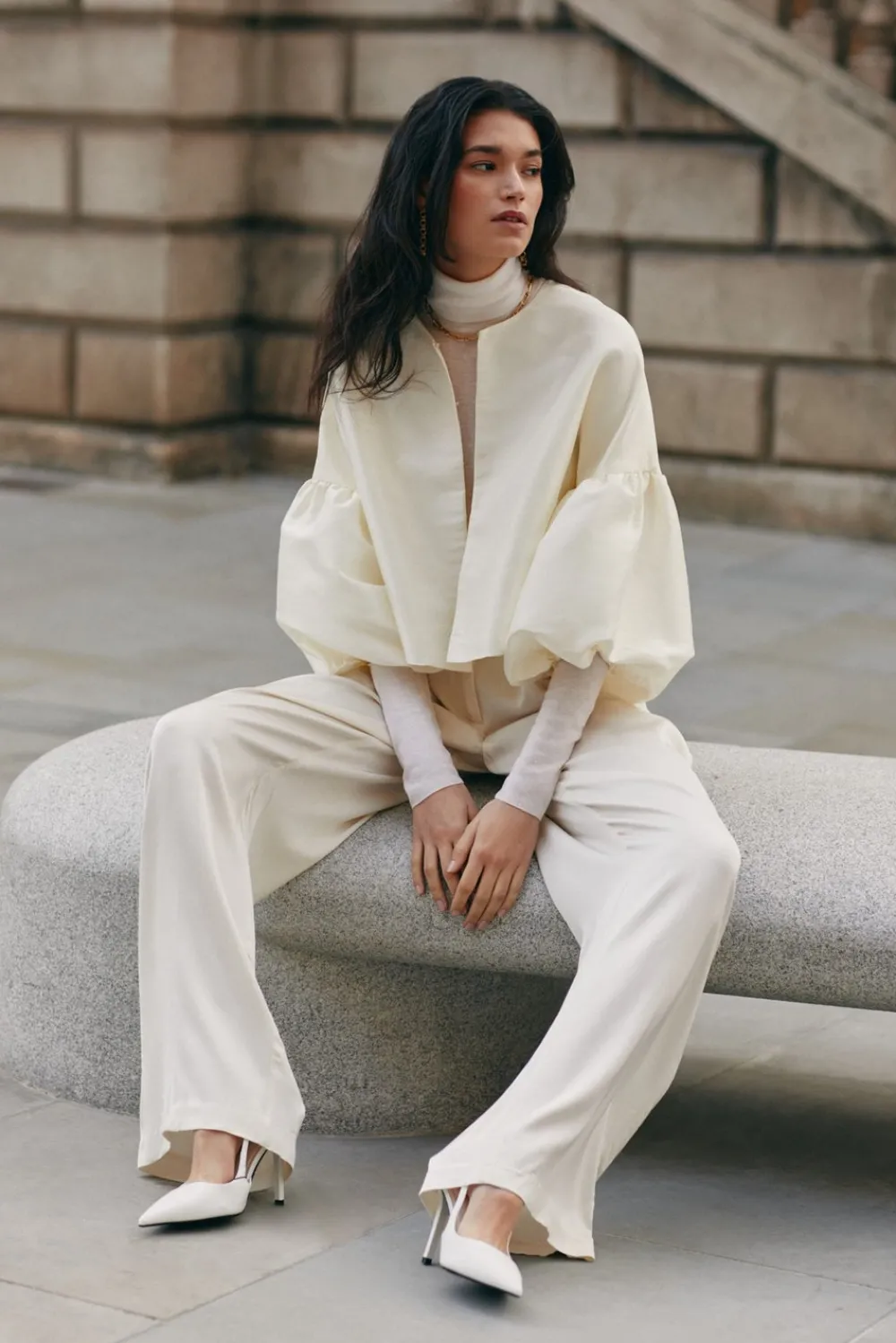 Malina Carlotta satin pants