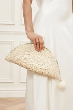 Malina Raffia kuvertväska