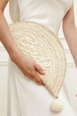 Malina Raffia kuvertväska